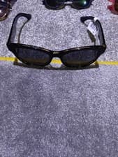 Image of Burberry Sunglasses B 4432U 4121/87 Polished Black on Check Plaid with Case