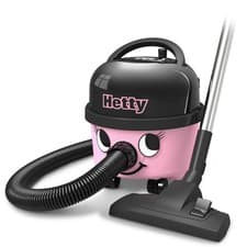 Image of Numatic 902289 Hetty Bagged Cylinder Vacuum Cleaner, Pink