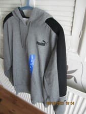 Image of BNWT Puma sports hoodie MEDIUM Grey Heather Item 153934