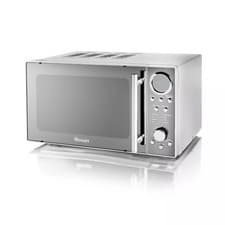 Image of Swan Digital Solo Microwave with 10 Power Levels 800 Watt 20 Litre Silver
