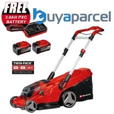 Image of Einhell Professional Twin 18v / 36v Lawnmower 42cm RASARRO 36/42 PXC - 2x5.2Ah