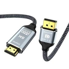Image of DisplayPort 1.4 to HDMI cable 2m 8K@60Hz 4K@120Hz Dynamic HDR DSC 1.2 [2WL]