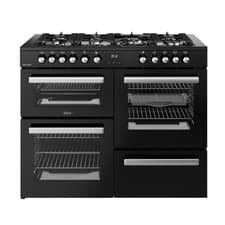 Image of Belling Cookcentre 110cm Dual Fuel Range Cooker - Black 444411805