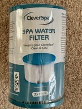 Image of 1x Pair of Genuine CleverSpa 8106 Hot Tub Replacement Water Filter Cartridges