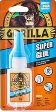 Image of Gorilla Super Glue 15g All Purpose Impact Tough & Fast Setting with Anti Clog