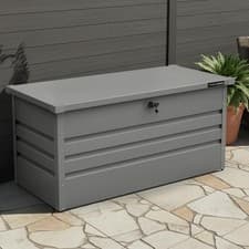 Image of Outdoor Storage Box Lockable 400L - Garden Container Chest Weather Resistant