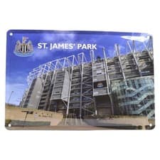 Image of Newcastle United FC St James Park Stadium Sign (Pack of 2)One Size Multicoloured
