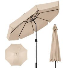Image of 3M Garden Parasol Canopy Sunshade Outdoor Patio Umbrella Cantilever Tilt Crank
