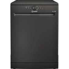 Image of Indesit D2FHK26BUK Full Size Dishwasher Black E Rated