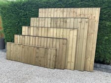 Image of Featheredge fence panel 6x2 6x3 6x4 6x5 6x6 Treated £24-£38 Garden Fence