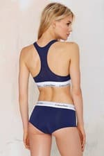 Image of Calvin Klein Thongs Womens Girls Cotton Stretch Underwear (2 Pack) XL Size