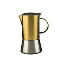 Image of La Cafetiere Edited 4 Cup Stainless Steel Stovetop Brushed Gold