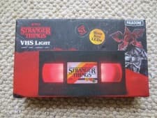 Image of Stranger Things VHS Logo Tape Light