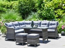Image of Florida Aluminium Rattan Garden Furniture Dining or Lounge 5 Year Warranty