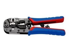 Image of Knipex 97 51 13 Crimping Pliers For RJ45 Western Plugs - Cuts - Strips - Crimps 