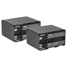 Image of 2x Battery for Canon BP-975 6600mAh