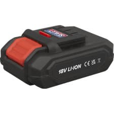 Image of Sealey CP18VLDBP 18v Cordless Li-ion Battery 1.5Ah