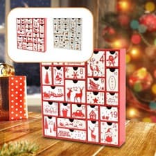 Image of Advent Calendar Winter Decoration Parent Child Interactive Xmas Count Down