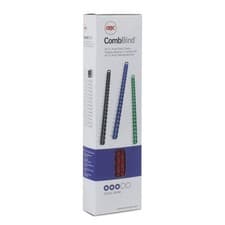 Image of GBC CombBind A4 21 Ring Binding Combs 10mm Black (Pack of 100)