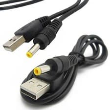 Image of 2M USB Cable Lead 2.0 To 4.0mm*1.7mm 5V 1A DC Plug Power Charger for Tablet PC