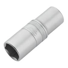Image of Draper Expert HI-TORQ 21mm 6-Point Metric Deep Socket 1/2"D Satin Chrome 22442