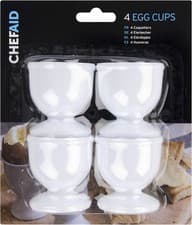 Image of Chef Aid Plastic Egg Cup Set, White
