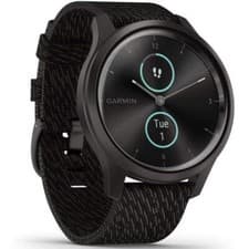 Image of Garmin Vivomove Style Sports GPS Watch Nylon Black Pepper Graphite