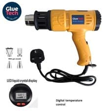 Image of Digital Hot Air Gun 1800W | LCD Screen | Heat Gun for Vinyl & Shrink Wrap
