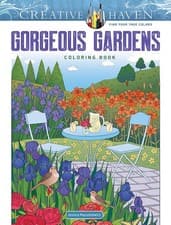 Image of Creative Haven Gorgeous Gardens Coloring Book - 9780486851143