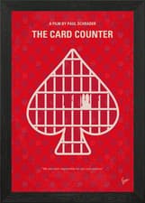 Image of The Card Counter Movie Poster Framed Wall Art Poster Canvas Print Picture