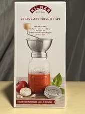 Image of Kilner Sauce Press Jar Set NIB