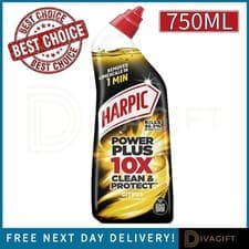 Image of HARPIC POWER PLUS TOILET CLEANER CITRUS FRESH 750ML KILLS 99.9% OF BACTERIA NEW