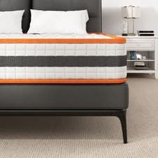 Image of Memory Foam Quilted Sprung 20cm deep Mattress 4ft6 /3ft / 4ft / 4ft6 /5ft / 6ft