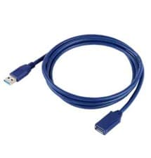 Image of USB Extension Cable Extender Lead 3.0 Male To Female Data Sync 1m to 3m LOT UK