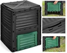 Image of 300L Composter Bin Organic Eco Waste Compost Converter Garden Bin Tidy Rotatable