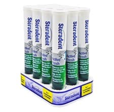 Image of Steradent Tablets Active Fresh 30 x 6 free p&p