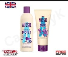 Image of Aussie Shampoo & Conditioner 170ml / 250ml Miracle Moist UK