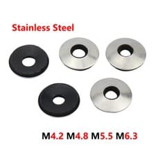 Image of M4 M5 M6 EPDM RUBBER A2 STAINLESS STEEL SEALING ROOFING WASHERS