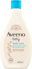 Image of AVEENO Baby Daily Care Gentle Bath & Wash (1 x 400ml), Tear-Free Baby Wash