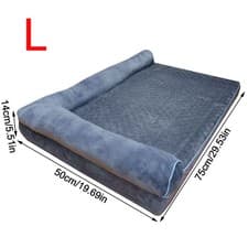 Image of Extra Large Orthopedic Dog Cat Bed Couch Puppy Mattress Washable Cover Sofa Bed