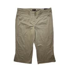 Image of LANE BRYANT *NEW* Lightweight Wide Leg Ankle Length Khaki Pants Size 22 Womens