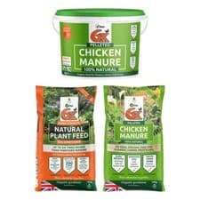 Image of 6x Strength Organic Fertilizer Pelleted Chicken Manure and Natural Plant Feed