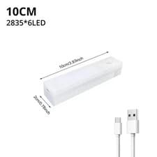 Image of Night Lights Wireless LED Motion Sensor Lamp USB Rechargeable Magnetic For Wardr