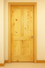 Image of LPD Internal Knotty Pine 4 Panel Door Unfinished B Graded Stock