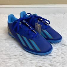 Image of NWT Adidas X Crazyfast Messi Club Junior TF Turf Soccer Shoe Lucid Blue Size 5
