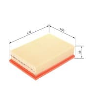 Image of Air Filter F026400345 Bosch 95021102 95528550 834762 S0345 Quality Guaranteed