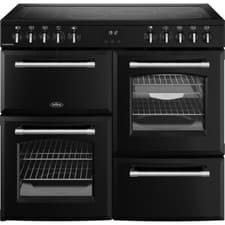 Image of Belling 444411826 Farmhouse 100E 100cm Electric Range Cooker 5 Burners A/A