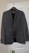 Image of Hugo Boss Huge 6 Slim Fit Jacket Blazer Grey 36R
