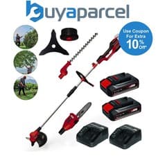 Image of Einhell GE-LM 36/4in1 18v 36v Cordless Brushless High Reach Multi Tool 2 x 2.5ah