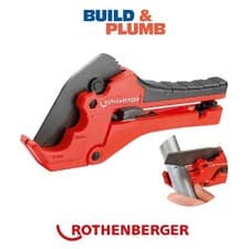 Image of Rothenberger 2 in 1 ROCUT 42 TWIN CUT Plastic Pipe Cutter 0-42mm - 1000003011